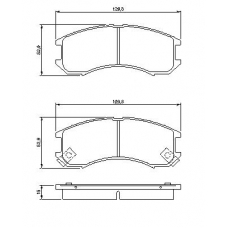 0 986 493 790 BOSCH Комплект тормозных колодок, дисковый тормоз