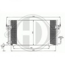 8105116 DIEDERICHS Конденсатор, кондиционер