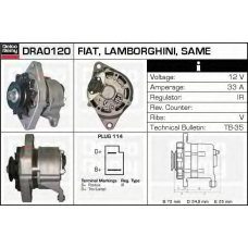 DRA0120 DELCO REMY Генератор