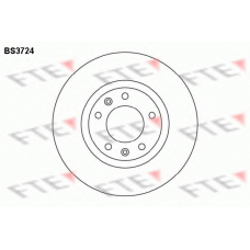 BS3724 FTE Тормозной диск