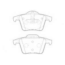 WBP24011A WAGNER LOCKHEED Комплект тормозных колодок, дисковый тормоз