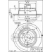 BS 7432 BRECO Тормозной диск