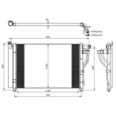 35964 NRF Конденсатор, кондиционер