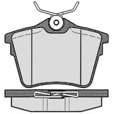 RA.0840.0 RAICAM Комплект тормозных колодок, дисковый тормоз