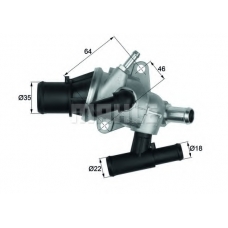TI 95 83 MAHLE Термостат, охлаждающая жидкость