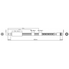 VBJ554 MOTAQUIP Тормозной шланг