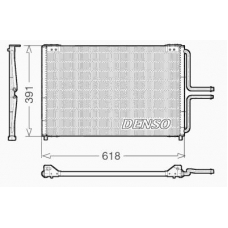 DCN23020 DENSO Конденсатор, кондиционер