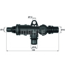 TO 4 82 MAHLE Термостат, масляное охлаждение