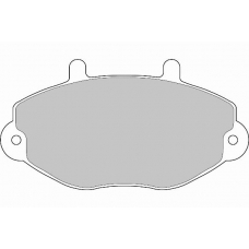 FD6404V NECTO Комплект тормозных колодок, дисковый тормоз