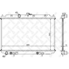 10-26578-SX STELLOX Радиатор, охлаждение двигателя