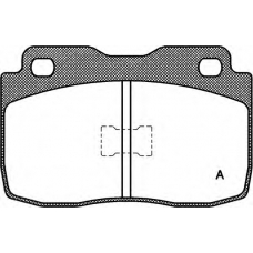 BPA0114.00 OPEN PARTS Комплект тормозных колодок, дисковый тормоз