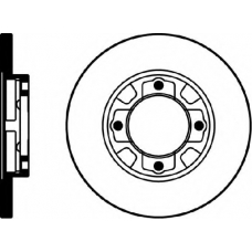 MDC581 MINTEX Тормозной диск
