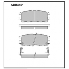 ADB3461 Allied Nippon Тормозные колодки