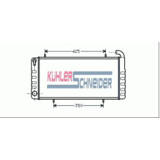 2704001 KUHLER SCHNEIDER Радиатор, охлаждение двигател