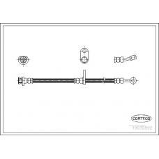 19032892 CORTECO Тормозной шланг