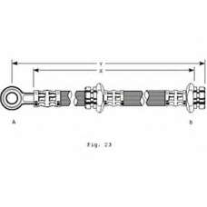 PHD113 TRW Тормозной шланг