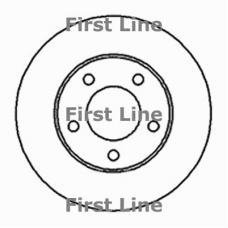 FBD803 FIRST LINE Тормозной диск