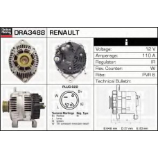 DRA3488 DELCO REMY Генератор