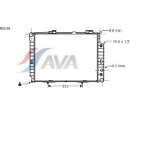 MS2189 AVA Радиатор, охлаждение двигателя