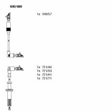 600/489 BREMI Комплект проводов зажигания