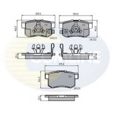 CBP31736 COMLINE Комплект тормозных колодок, дисковый тормоз