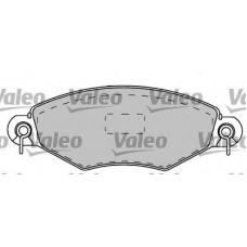 598324 VALEO Комплект тормозных колодок, дисковый тормоз