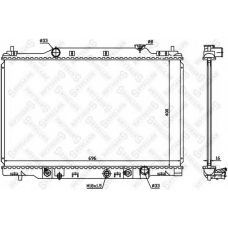 10-26665-SX STELLOX Радиатор, охлаждение двигателя