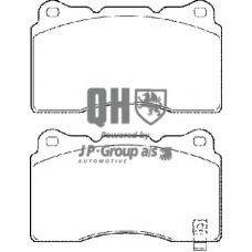 1563602519 Jp Group Комплект тормозных колодок, дисковый тормоз