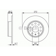 0 986 479 C20 BOSCH Тормозной диск