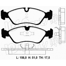 IBD-1376 IPS Parts Комплект тормозных колодок, дисковый тормоз