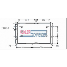 1319601 KUHLER SCHNEIDER Радиатор, охлаждение двигател