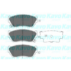 KBP-6507 KAVO PARTS Комплект тормозных колодок, дисковый тормоз