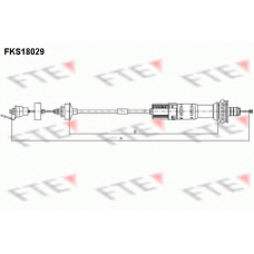 FKS18029 FTE Трос, управление сцеплением