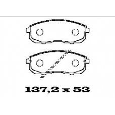BL1345A2 FTE Комплект тормозных колодок, дисковый тормоз