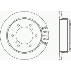 BDR1796.20 OPEN PARTS Тормозной диск