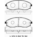 IBD-1H02 IPS Parts Комплект тормозных колодок, дисковый тормоз
