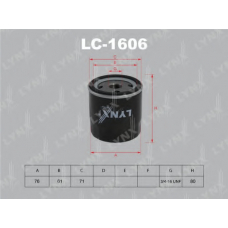 LC-1606 LYNX Фильтр масляный