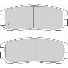 FD6828A NECTO Комплект тормозных колодок, дисковый тормоз