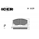 181129<br />ICER<br />Комплект тормозных колодок, дисковый тормоз