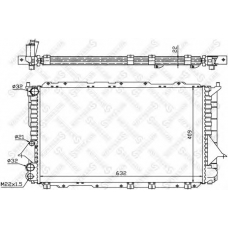 10-25081-SX STELLOX Радиатор, охлаждение двигателя