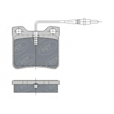 SP 294 SCT Комплект тормозных колодок, дисковый тормоз