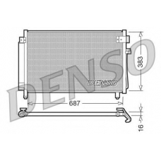 DCN36002 DENSO Конденсатор, кондиционер