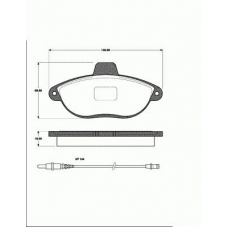 1501221934 S.b.s. Комплект тормозных колодок, дисковый тормоз
