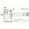 OJ-0308 InterParts Шарнирный комплект, приводной вал