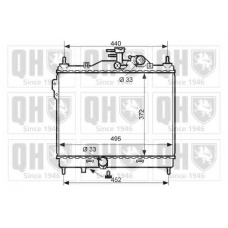 QER2411 QUINTON HAZELL Радиатор, охлаждение двигателя