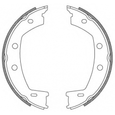 BSA2226.00 OPEN PARTS Комплект тормозных колодок