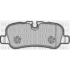BBP1941 BORG & BECK Комплект тормозных колодок, дисковый тормоз