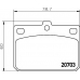2070302 TEXTAR Комплект тормозных колодок, дисковый тормоз