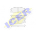 140853 ICER Комплект тормозных колодок, дисковый тормоз