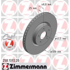 250.1372.20 ZIMMERMANN Тормозной диск